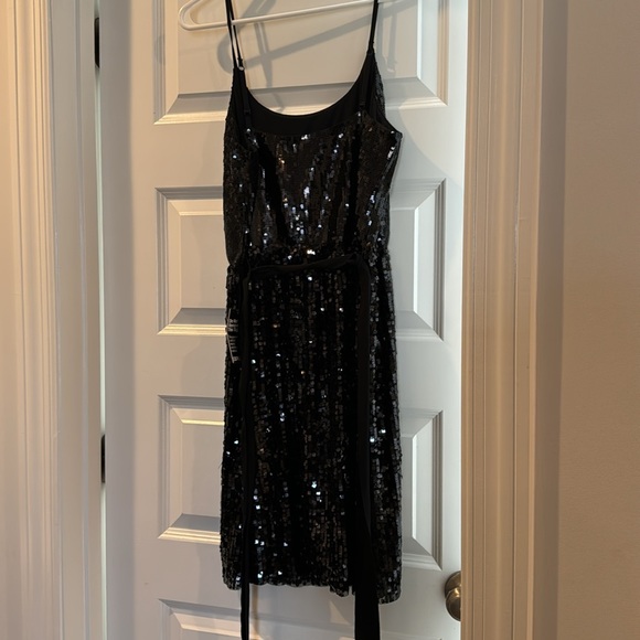 NWT Express Sequined Black Dress - Picture 5 of 5